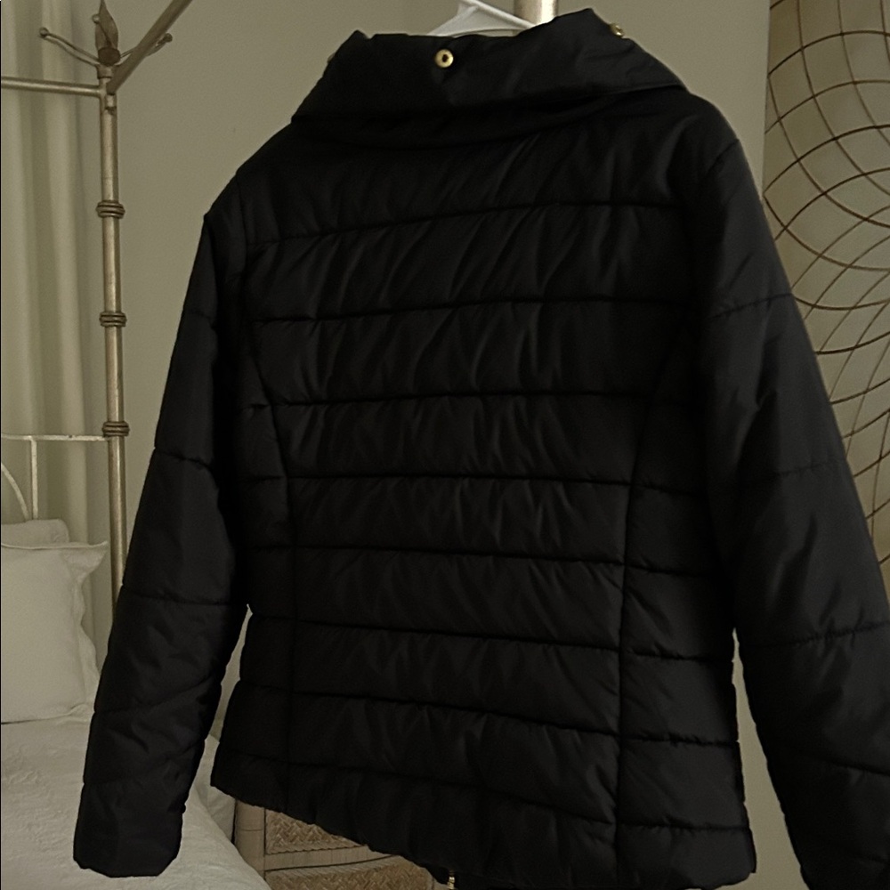 Arizona Jean Company Quilted Black Puffer Coat